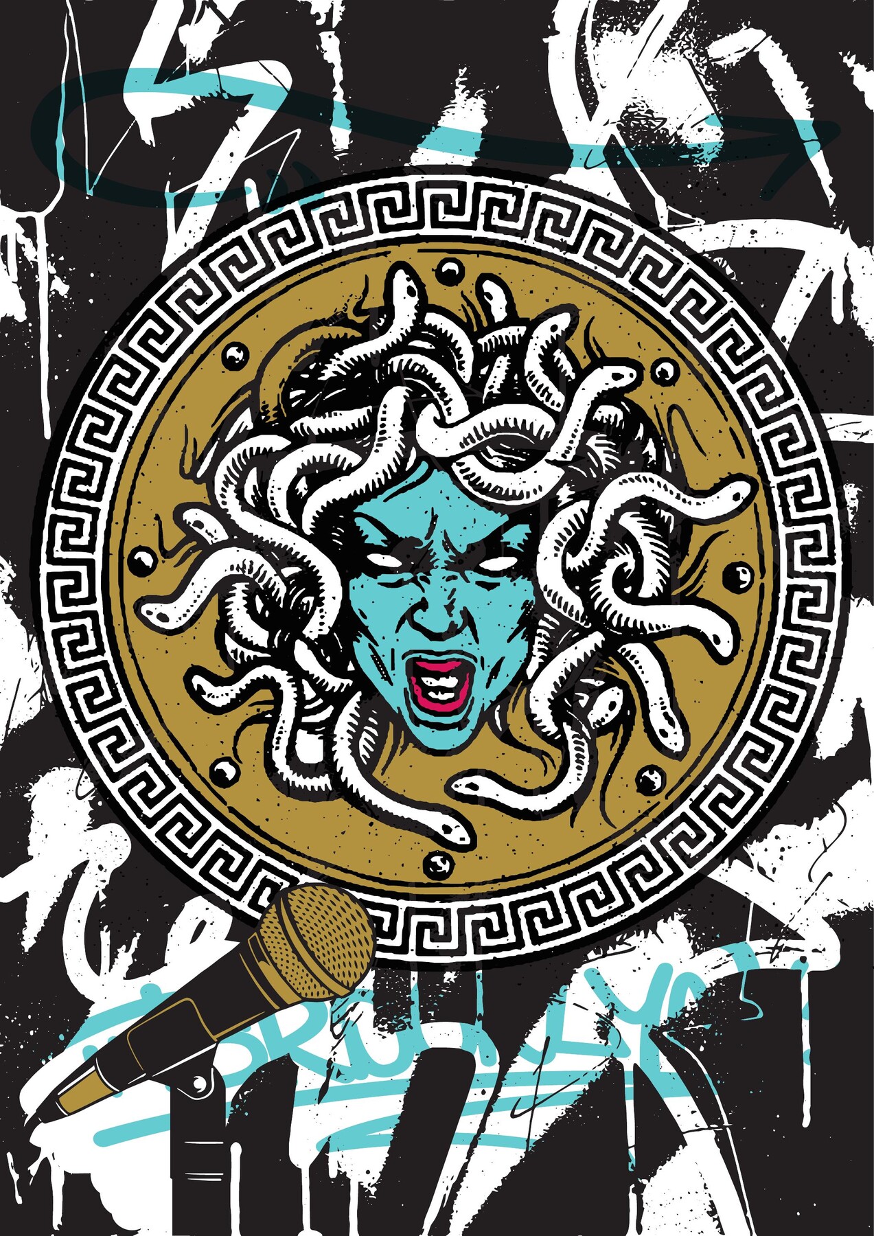 Medusa art print by Aleksandra Kostic
