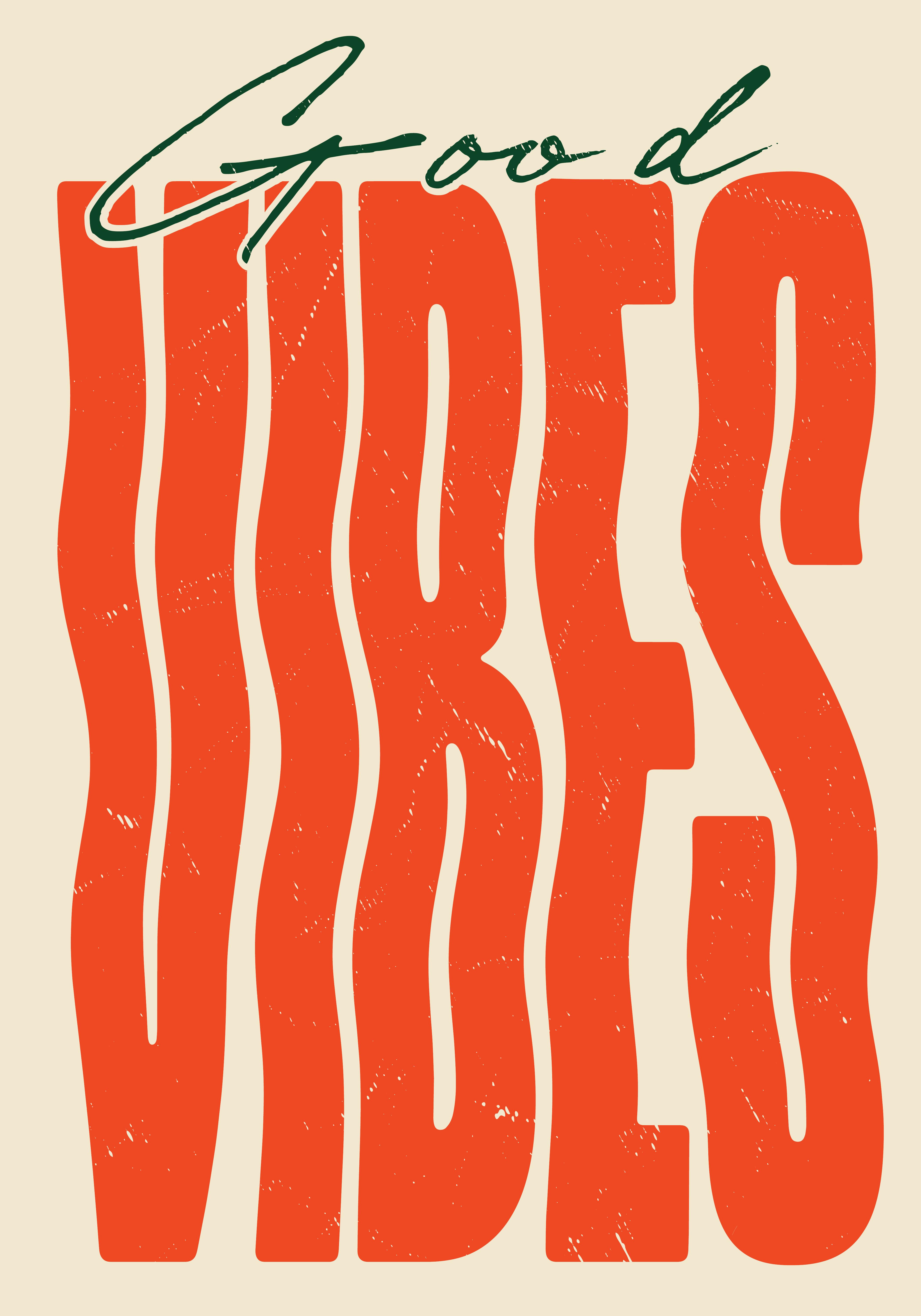 Good Vibes art print by MUNDAY Studio