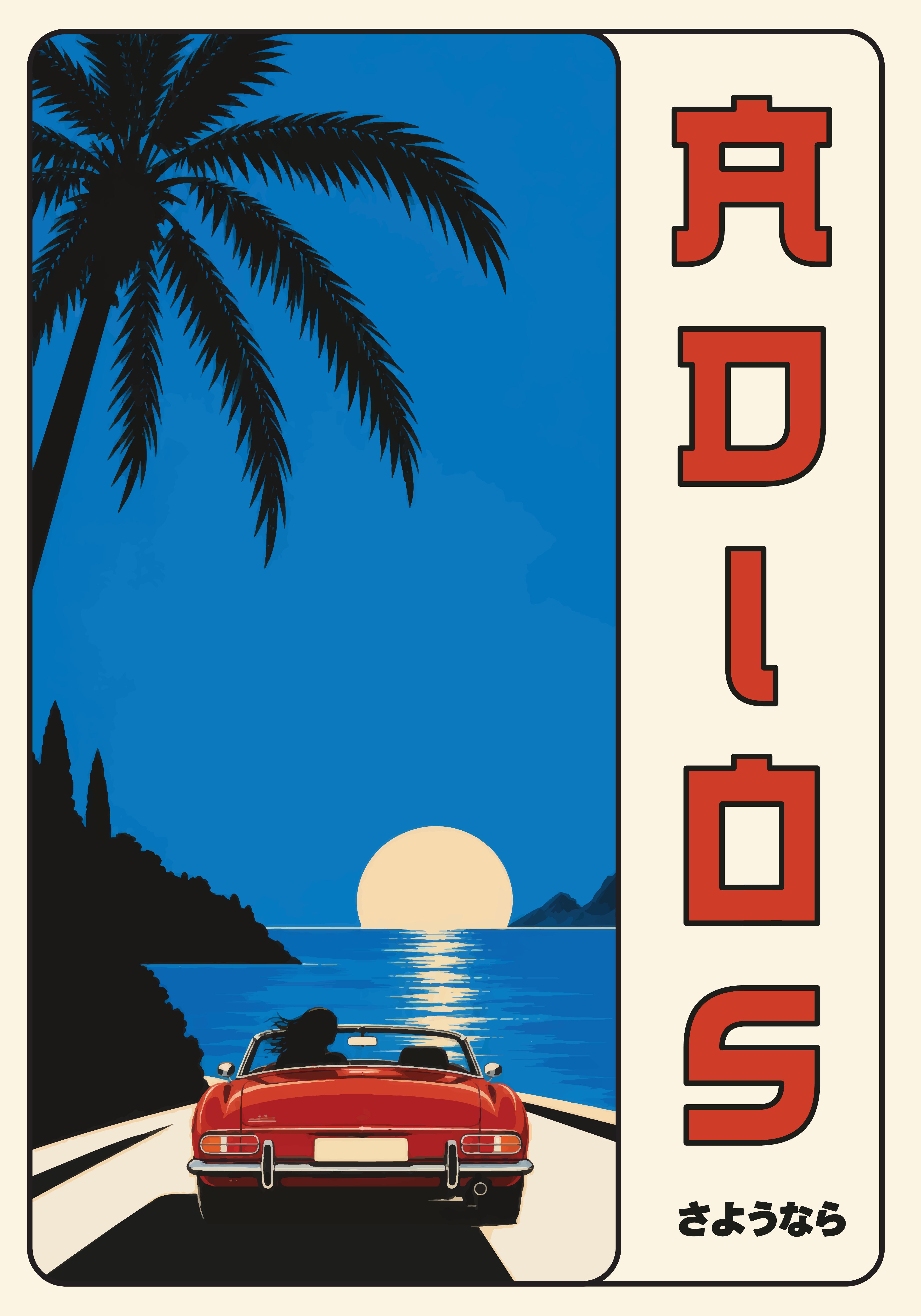 Adios art print by MUNDAY Studio