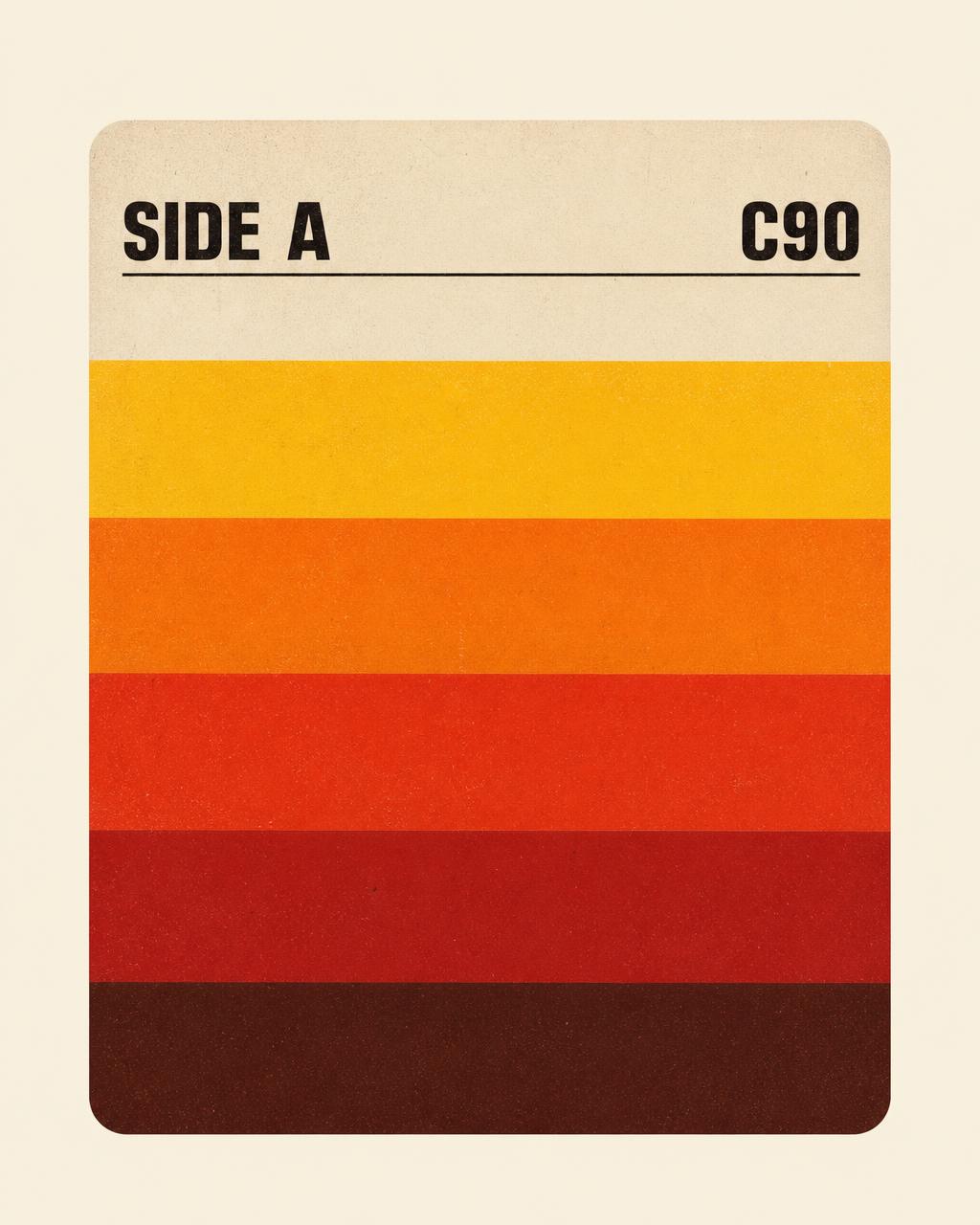 Side A art print by Otto Vance