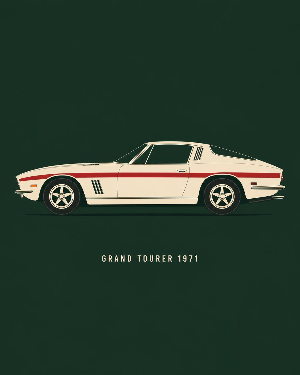 Grand Tourer art print by Lena Ruiz