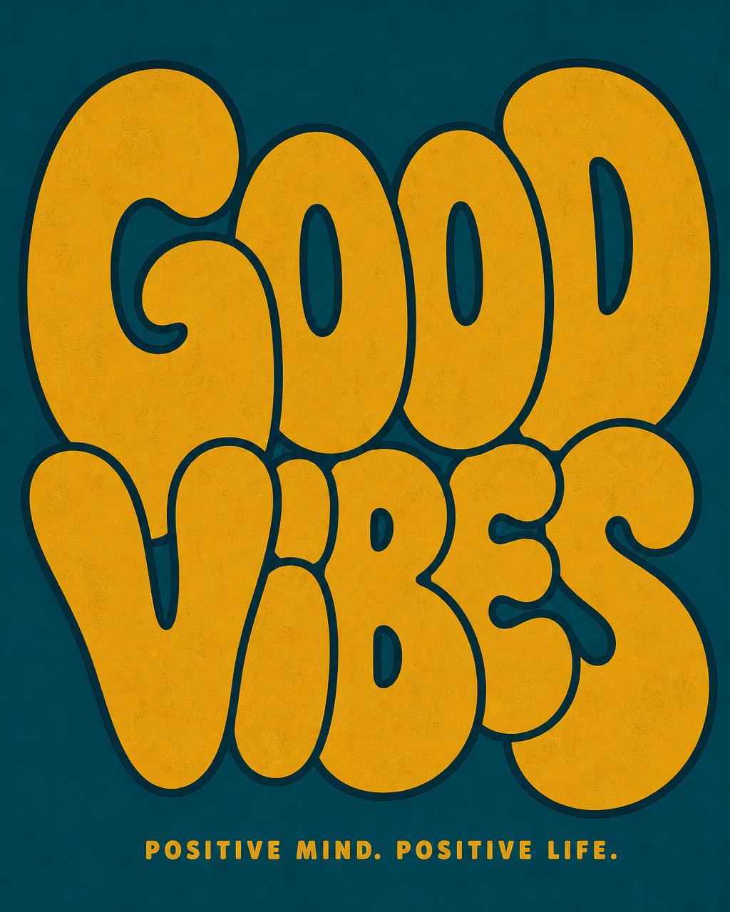 Good Vibes art print by Ada Kestrel