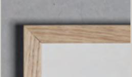 Natural oak frame