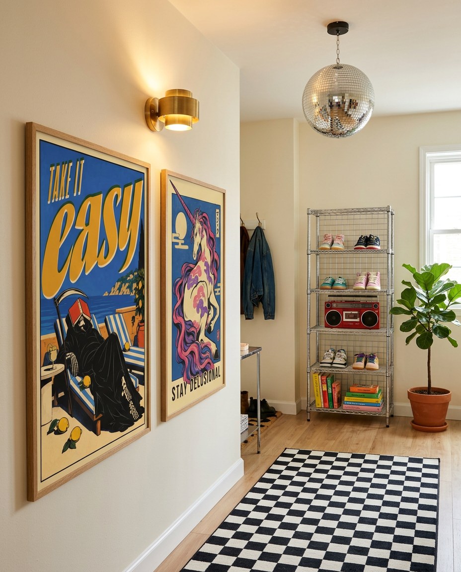 MUNDAY prints in a customer's home 8